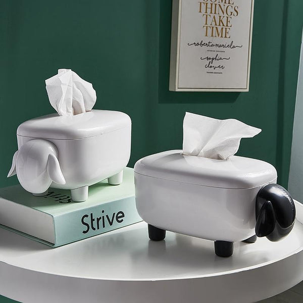 Sheep Tissue Box Holder