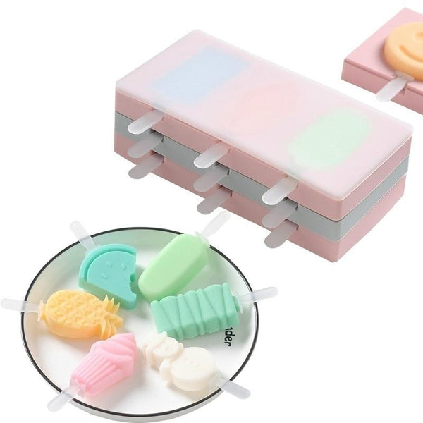 Cartoon Ice Pop Moulds