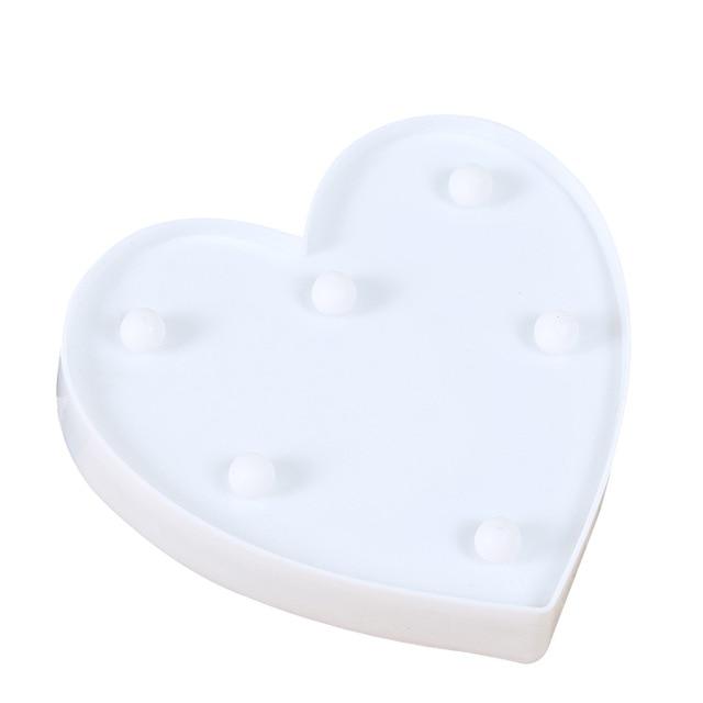 Love Heart Lamp - The Decor House